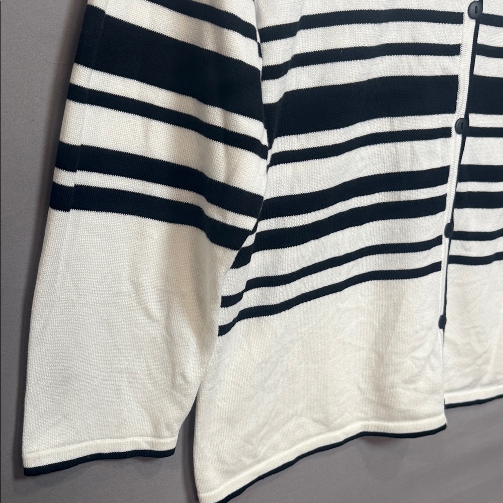 Pendleton Striped Button Front Cardigan Sweater W… - image 5